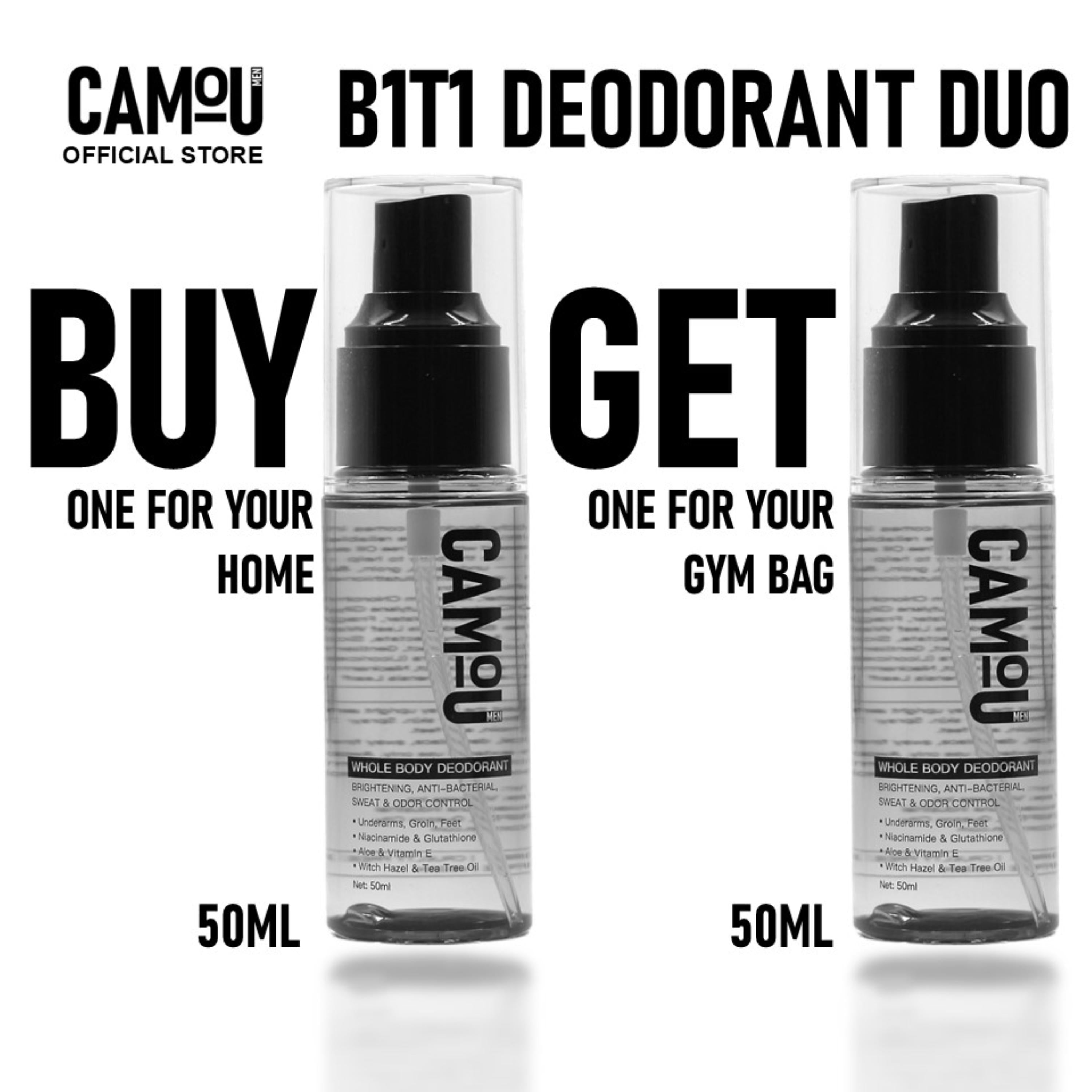 Camou Whole Body Deodorant Spray