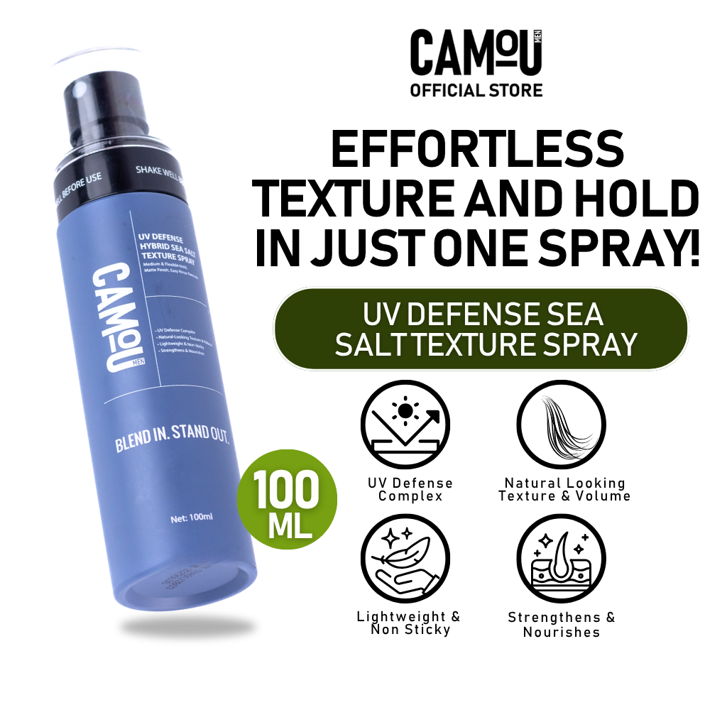Camou UV Defense Seasalt Texture Spray