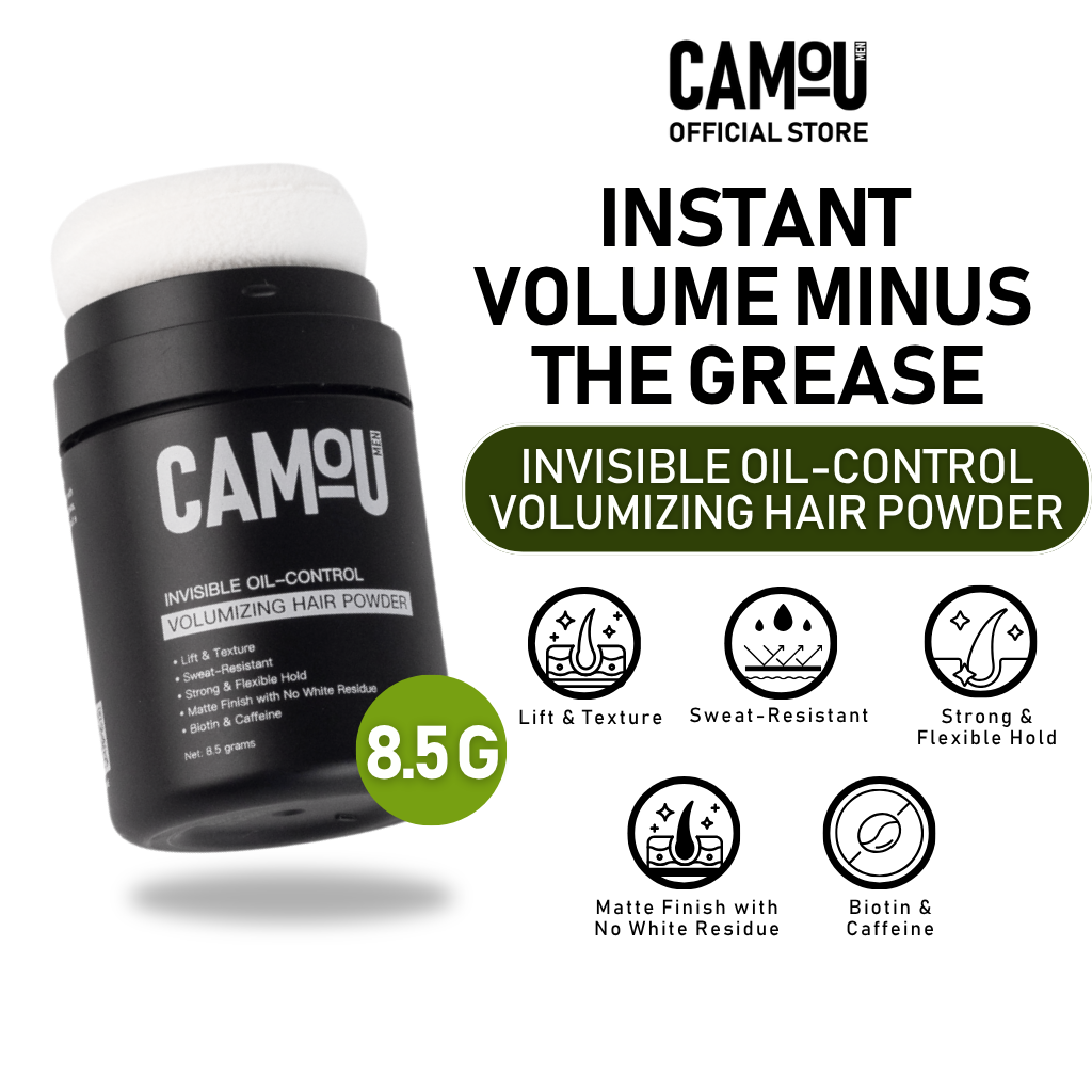 Camou Invisible Oil-Control Volumizing Hair Powder
