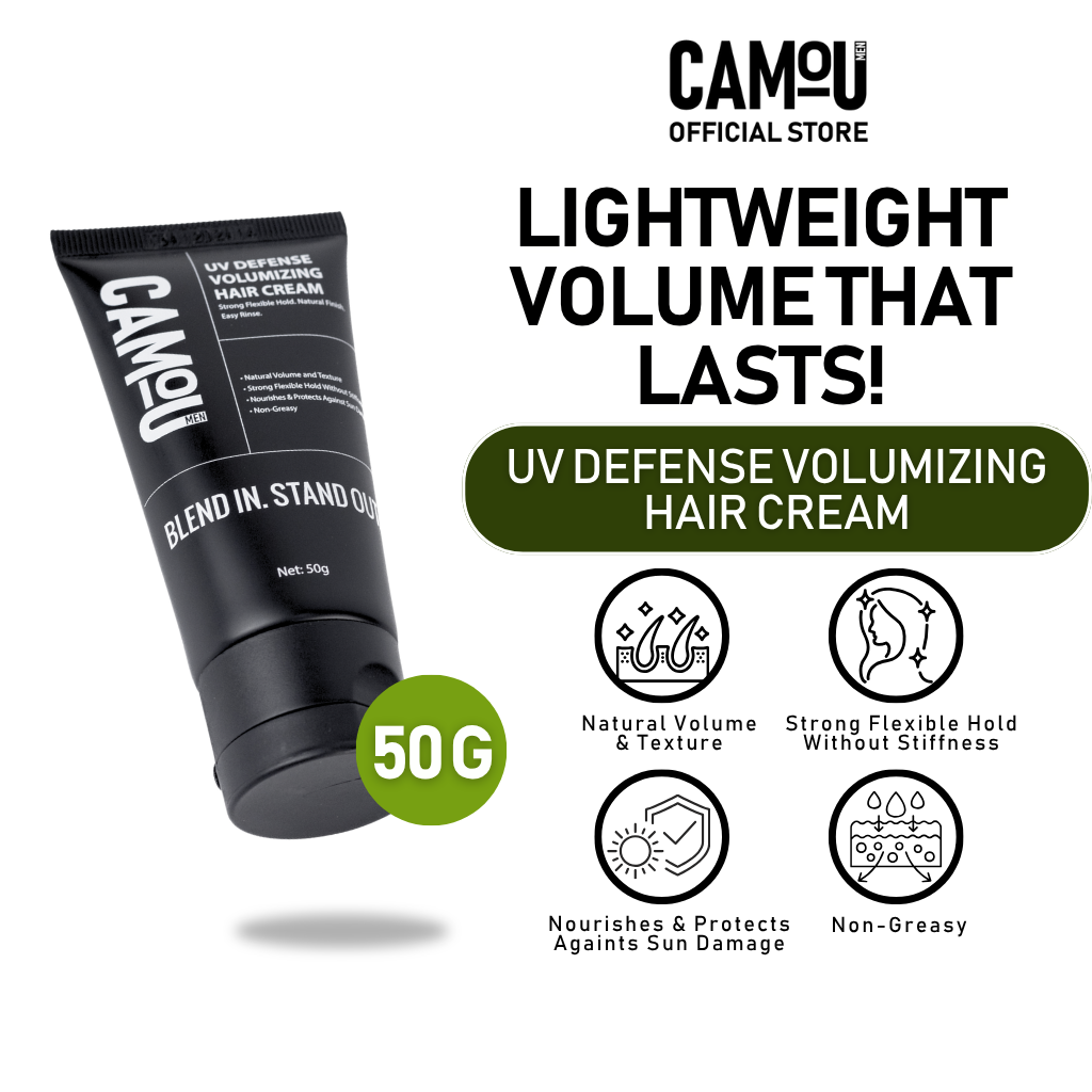 Camou UV Defense Volumizing Hair Cream
