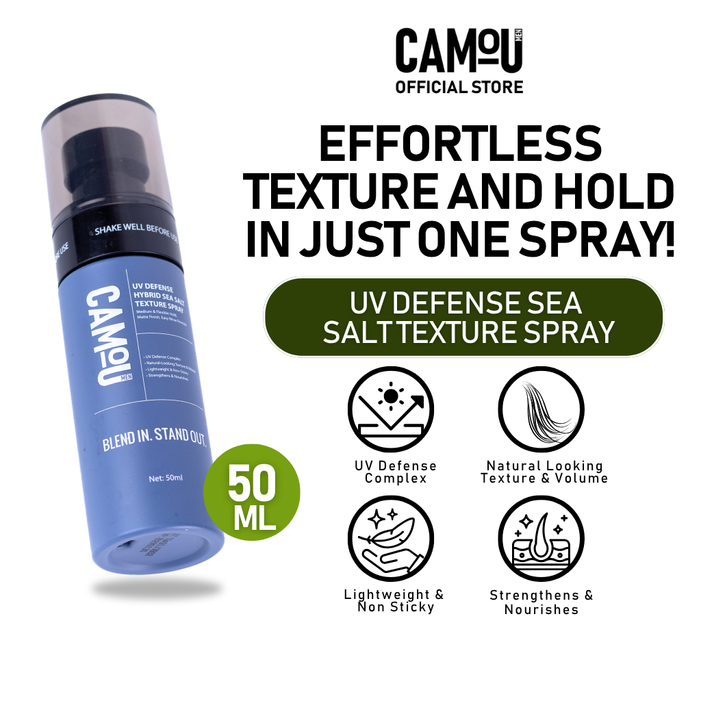 Camou UV Defense Seasalt Texture Spray