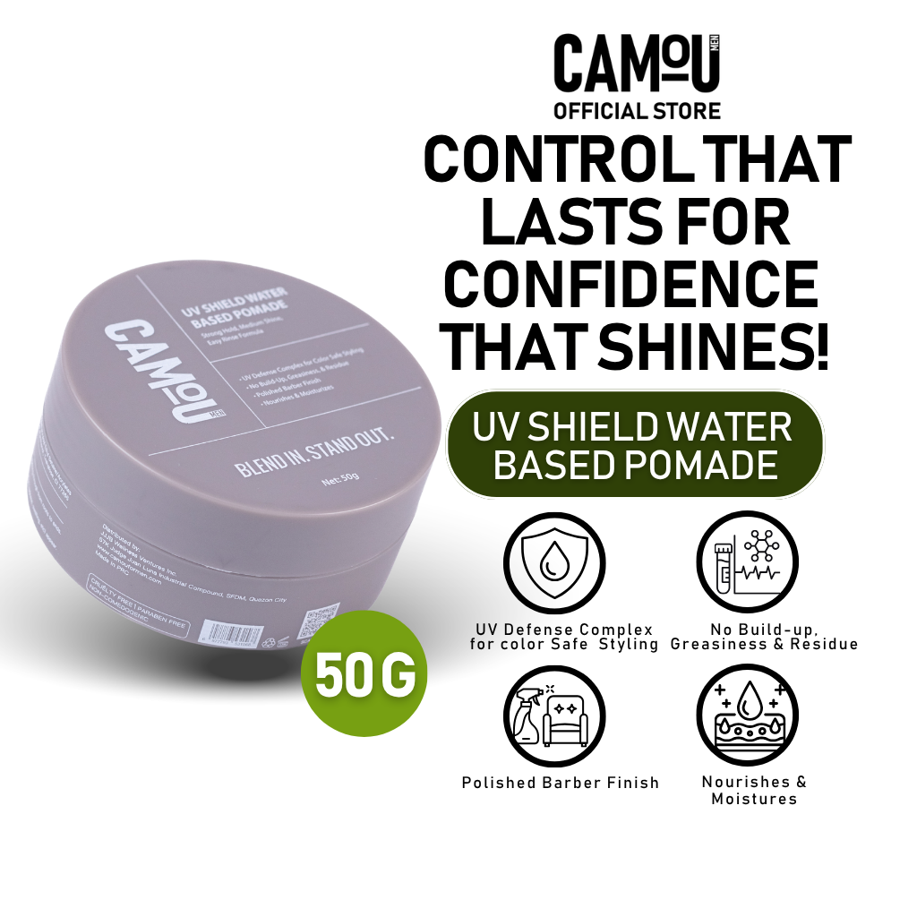 Camou UV Shield Water-based Pomade