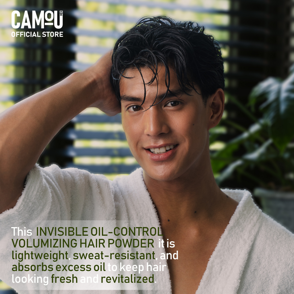 Camou Invisible Oil-Control Volumizing Hair Powder