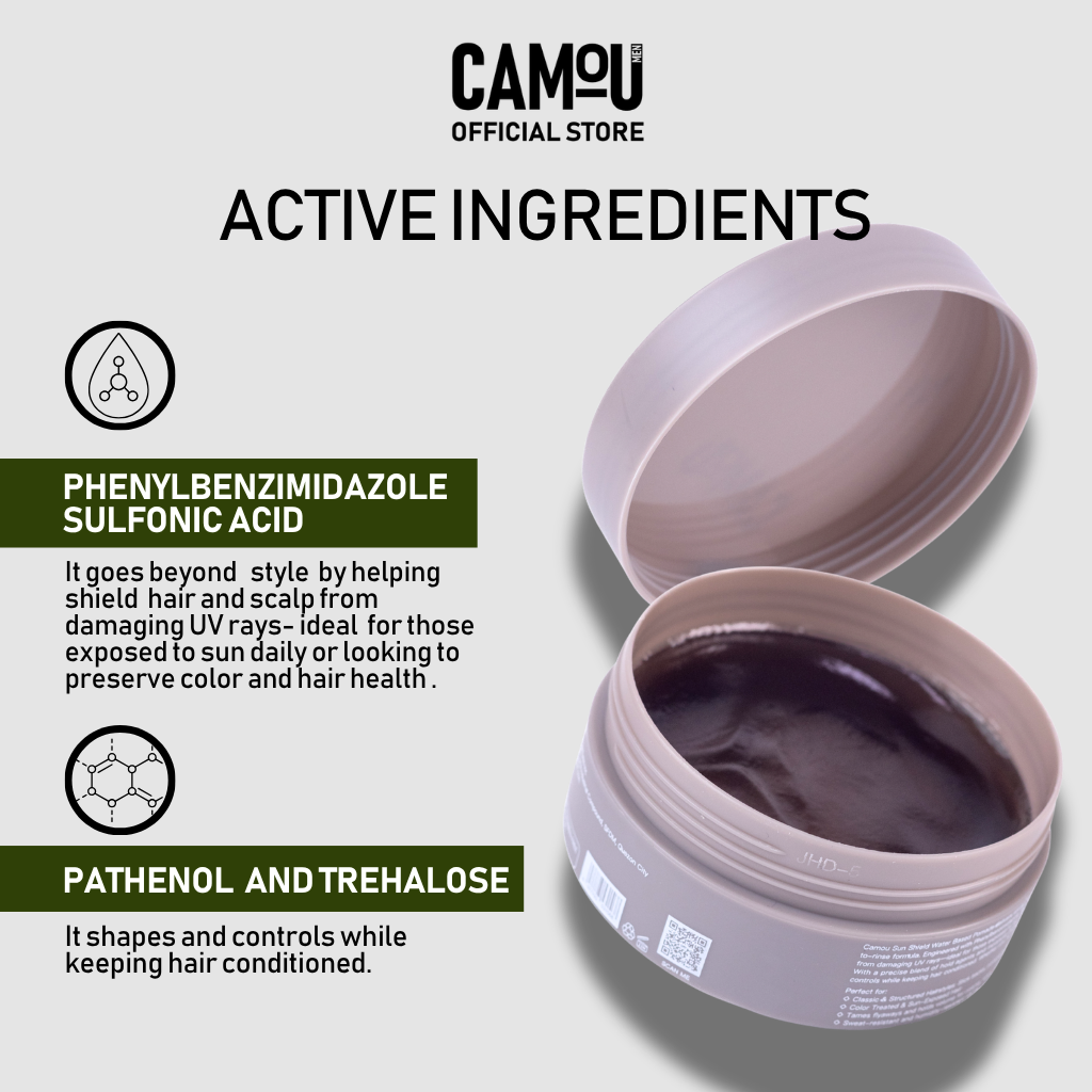 Camou UV Shield Water-based Pomade