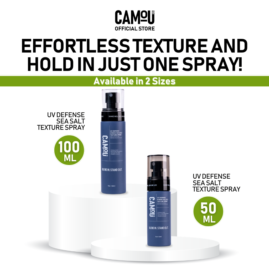Camou UV Defense Seasalt Texture Spray