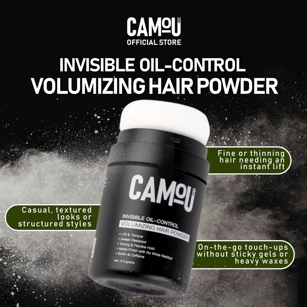 Camou Invisible Oil-Control Volumizing Hair Powder