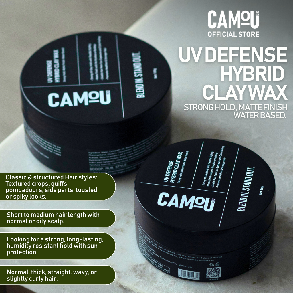 Camou UV Defense Hybrid Clay Wax