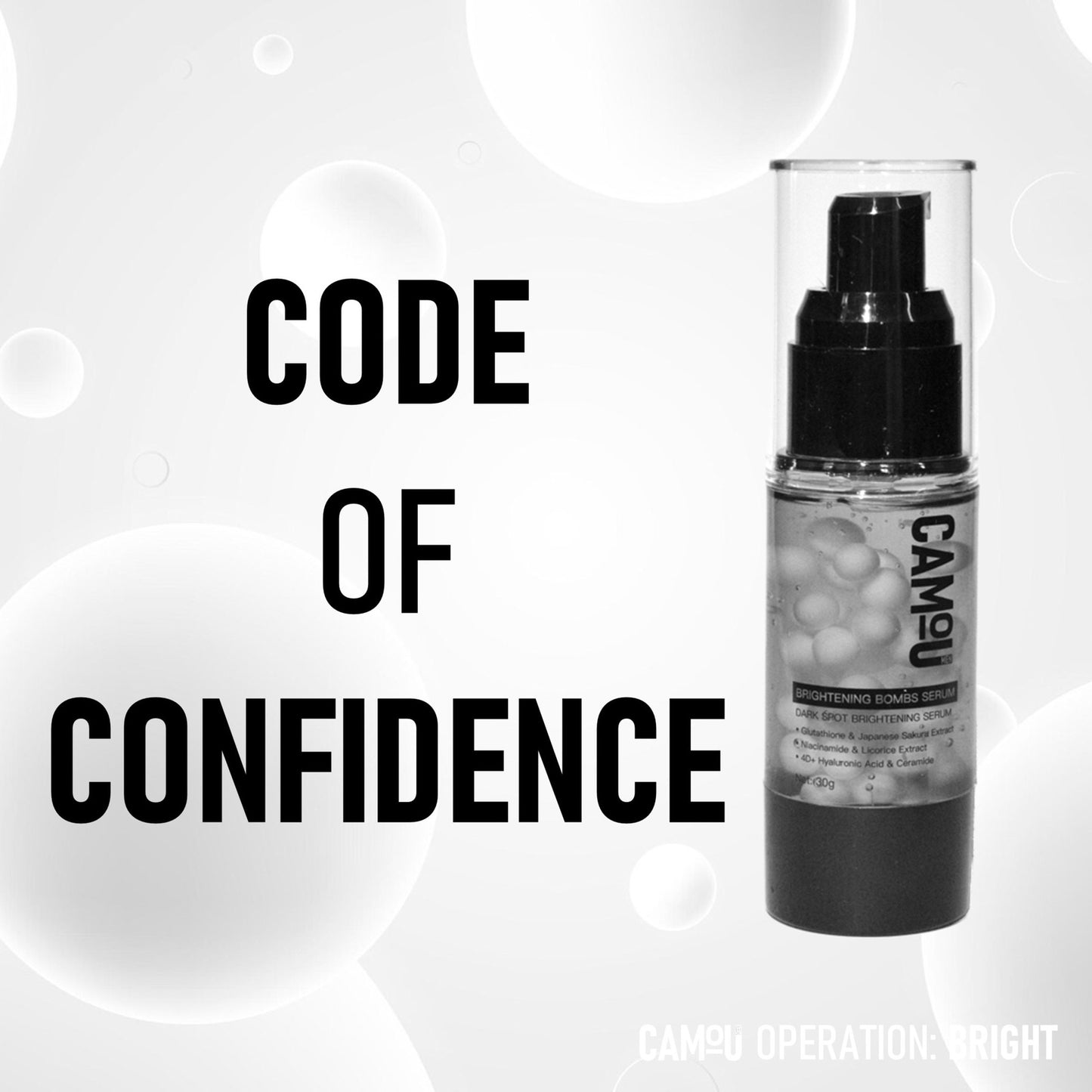 Camou Brightening Bombs Serum