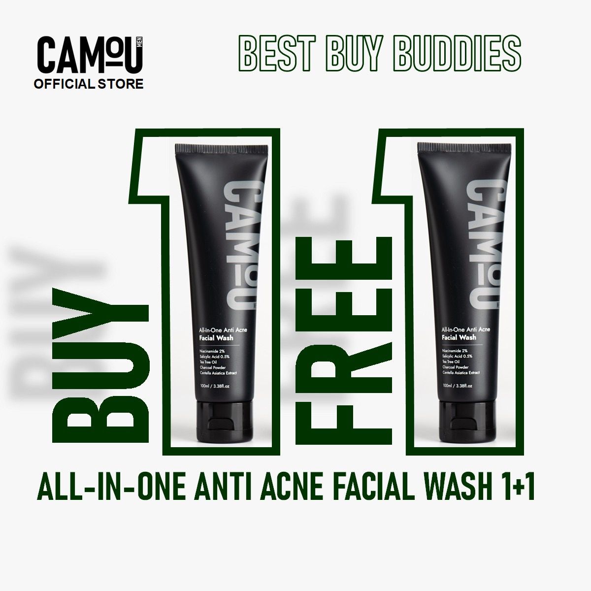 Camou 100mL Anti Acne Facial Wash
