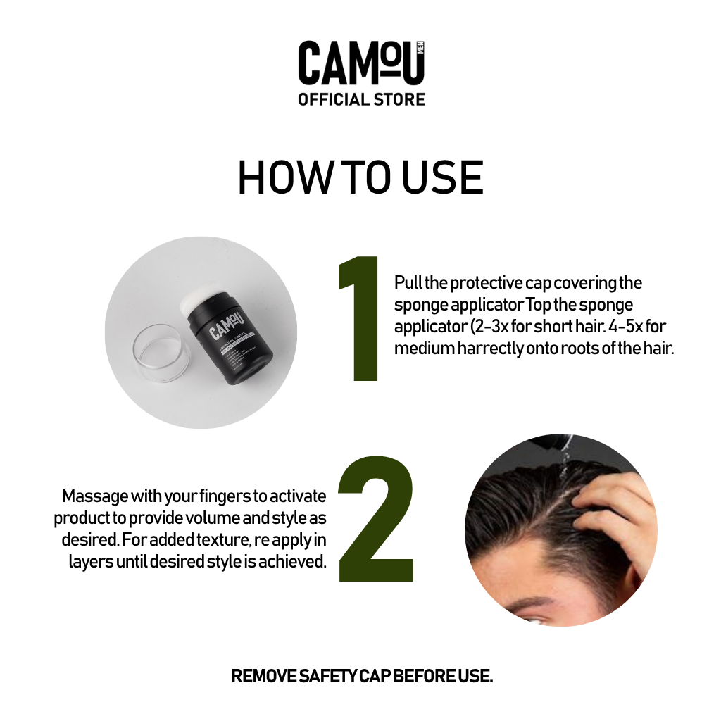 Camou Invisible Oil-Control Volumizing Hair Powder