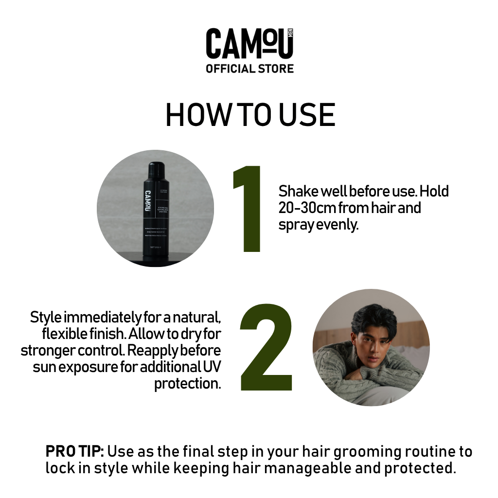 Camou UV Defense Hair Spray