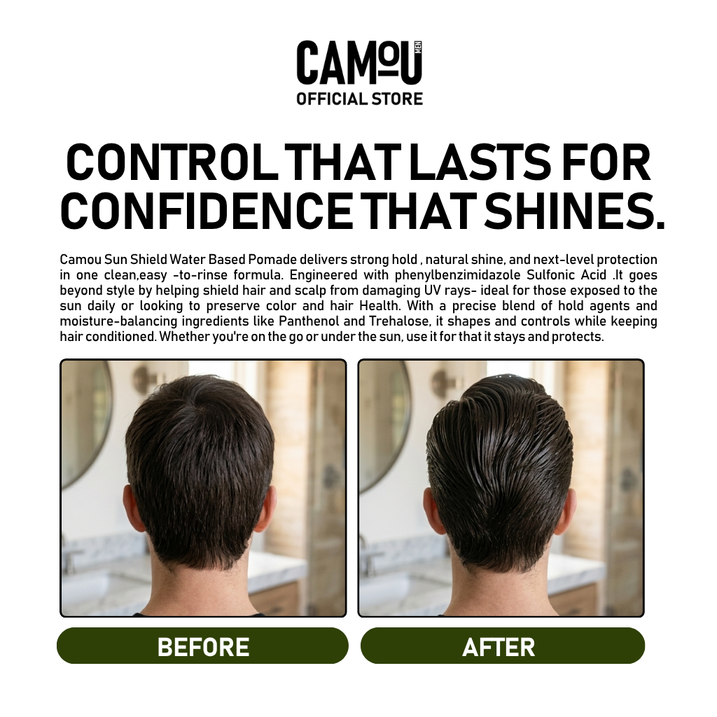 Camou UV Shield Water-based Pomade