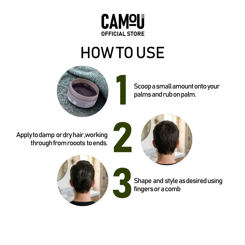 Camou UV Shield Water-based Pomade