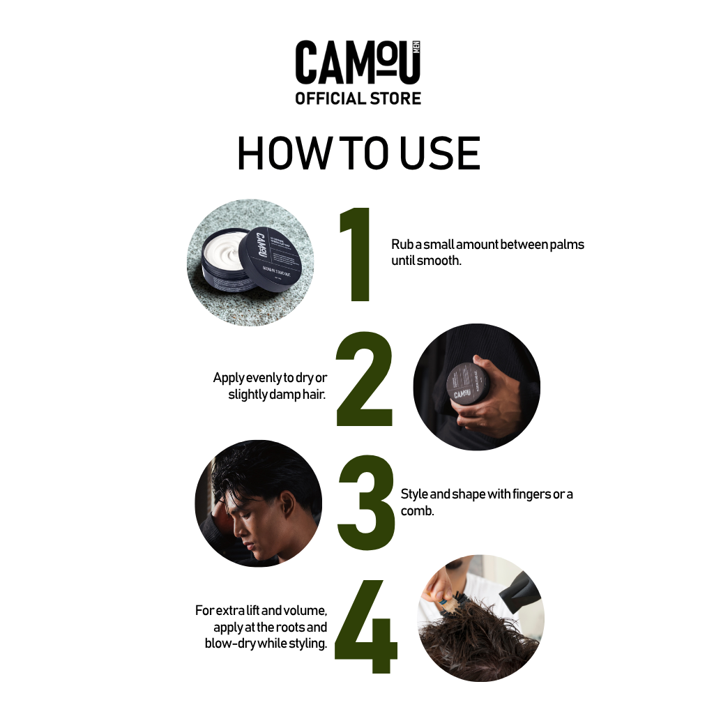 Camou UV Defense Hybrid Clay Wax