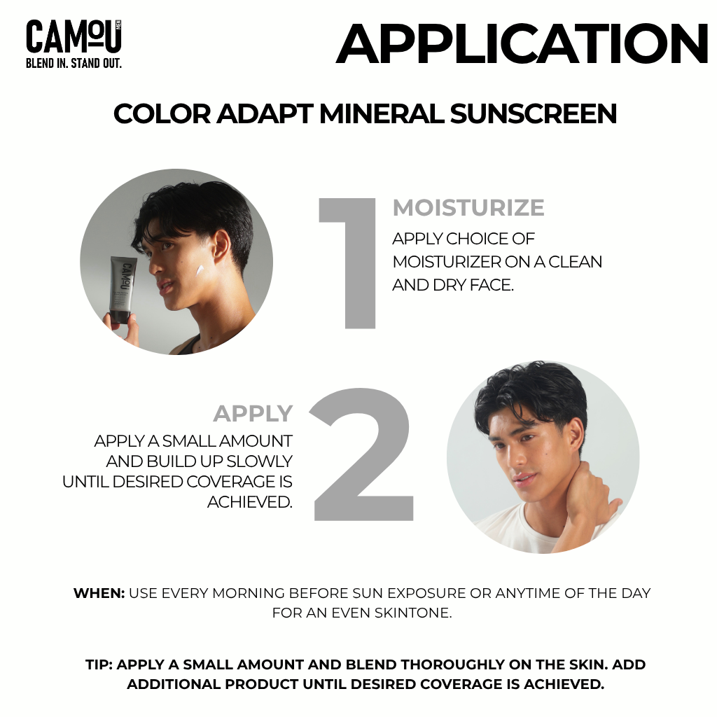 Camou Color Adapt Mattifying Mineral Sunscrren