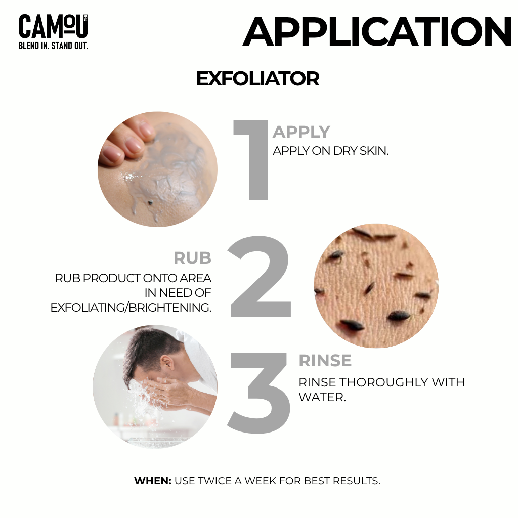 Camou Face and Body Exfoliator