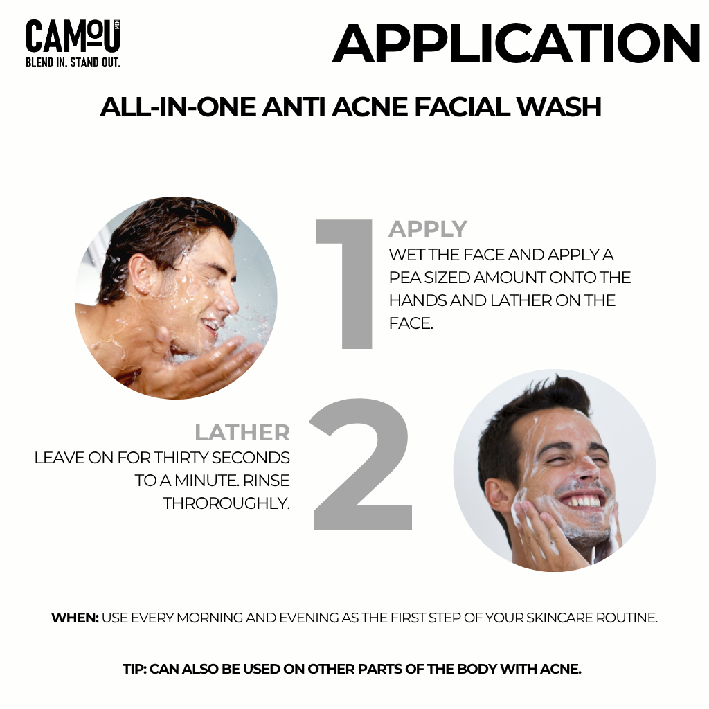 Camou 100mL Anti Acne Facial Wash