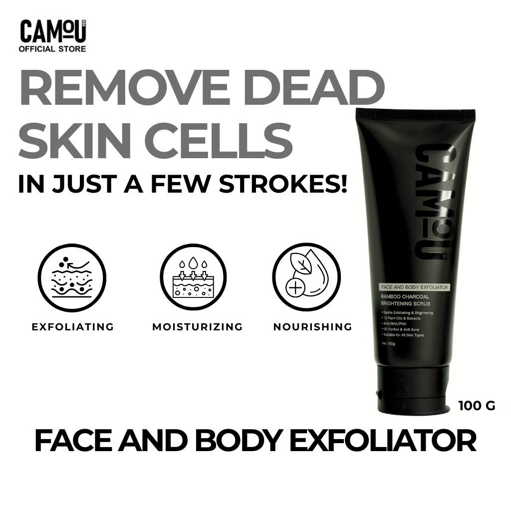 Camou Face and Body Exfoliator