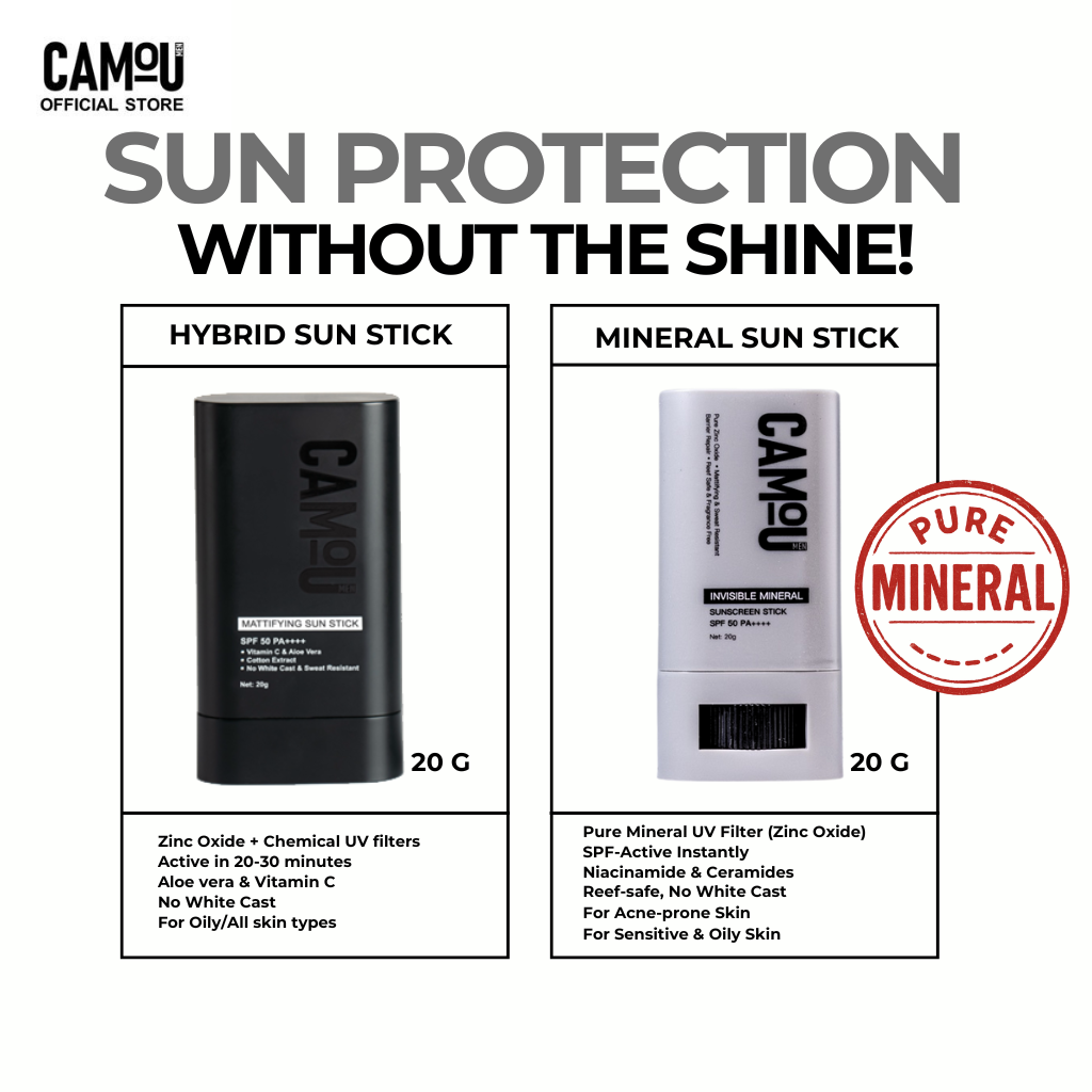Camou Men's Mattifying Sunstick