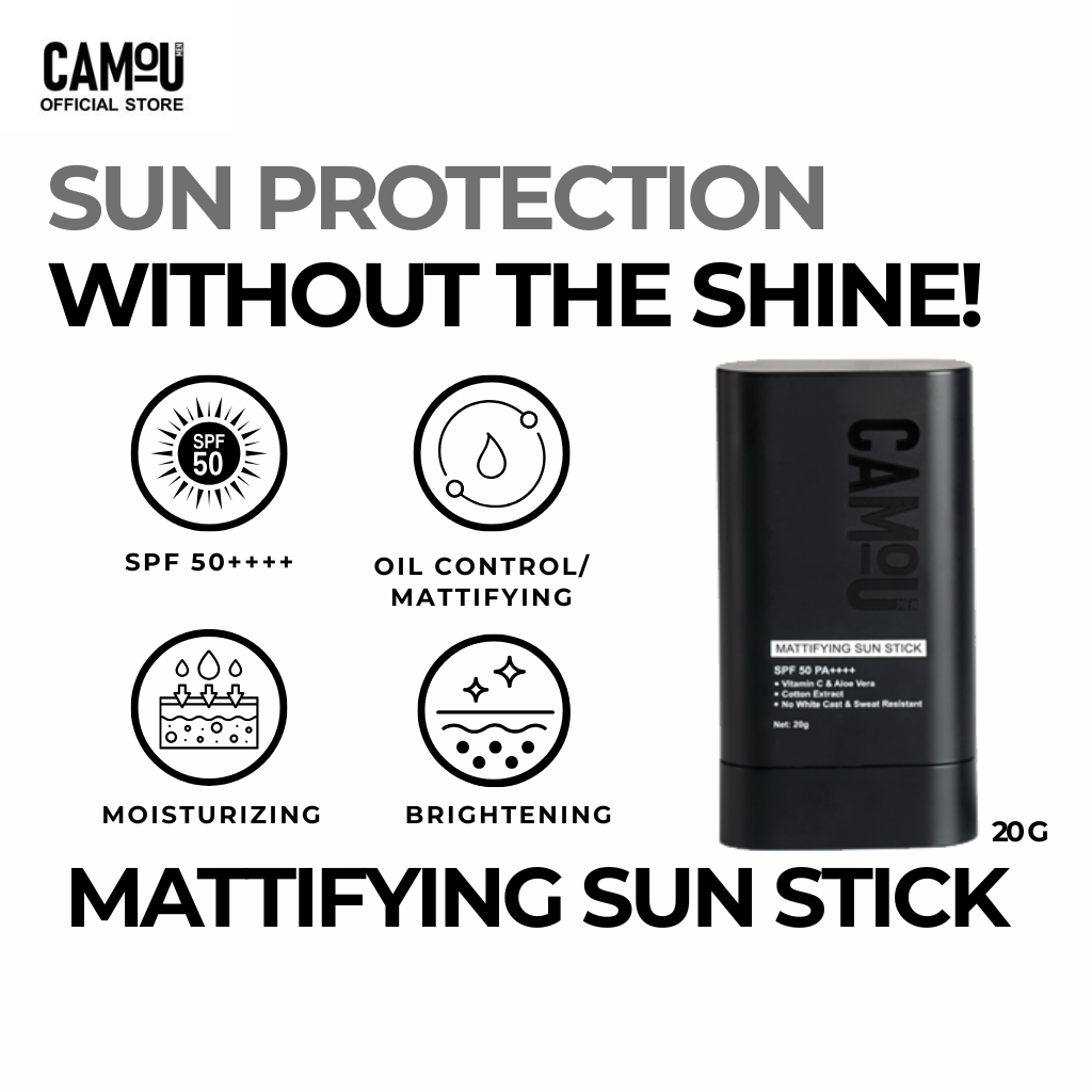Camou Men's 20g Mattifying Sunstick