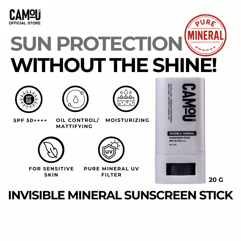 Camou Mineral Sunscreen Stick 20g