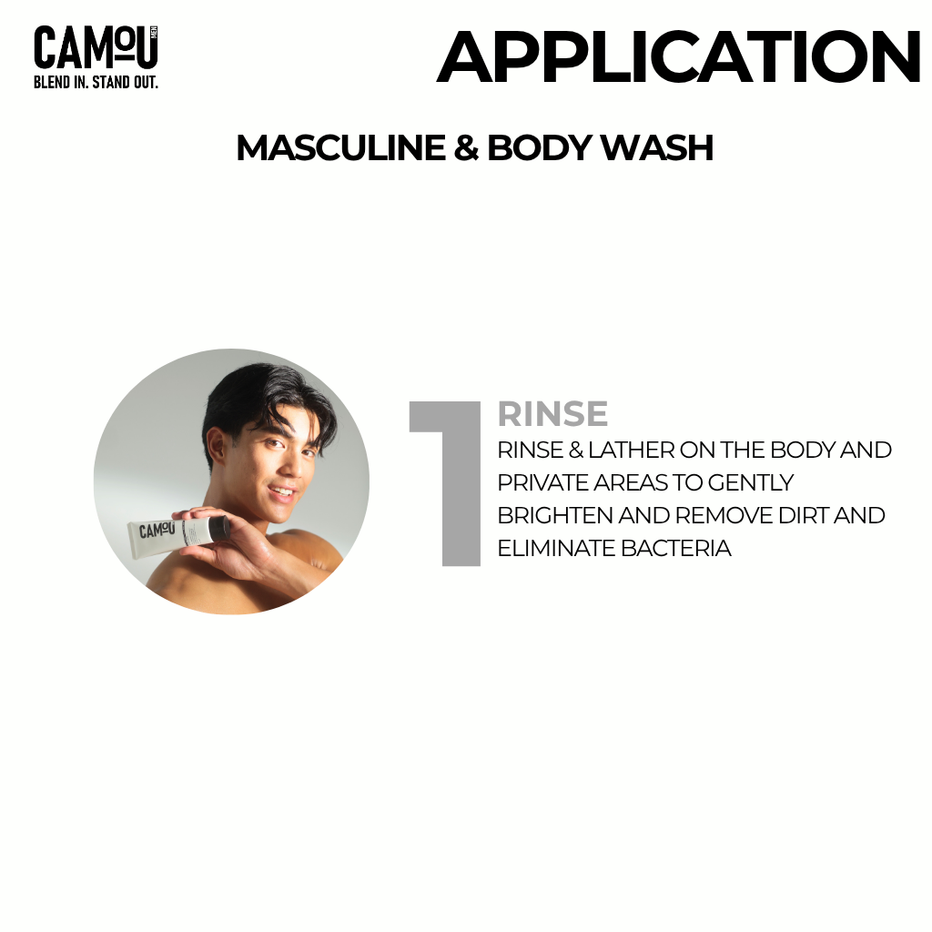 Camou Masculine Body Wash