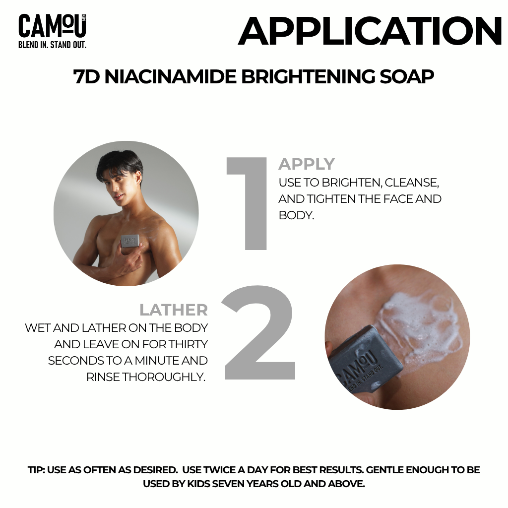 Camou 7Day Niacinamide Brightening Soap