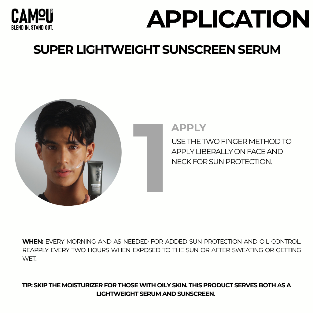 Camou Sunscreen Serum Tube