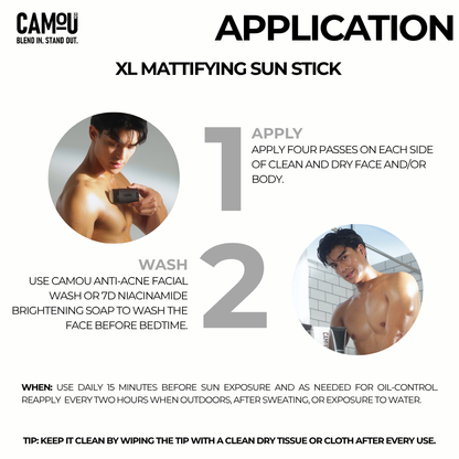 68g Camou XL Mattifying Sun Stick