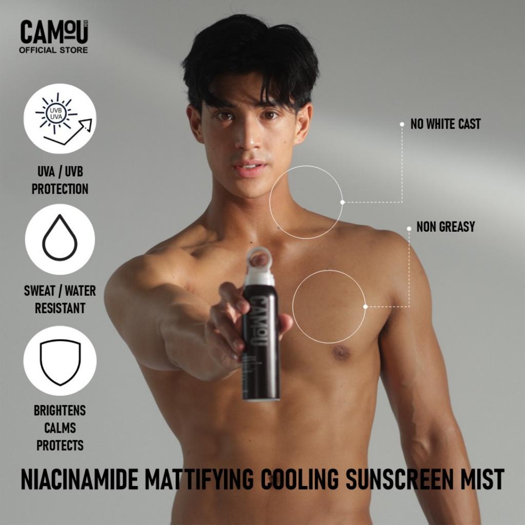 Camou Niacinamide Mattifying Cooling Sunscreen Mist
