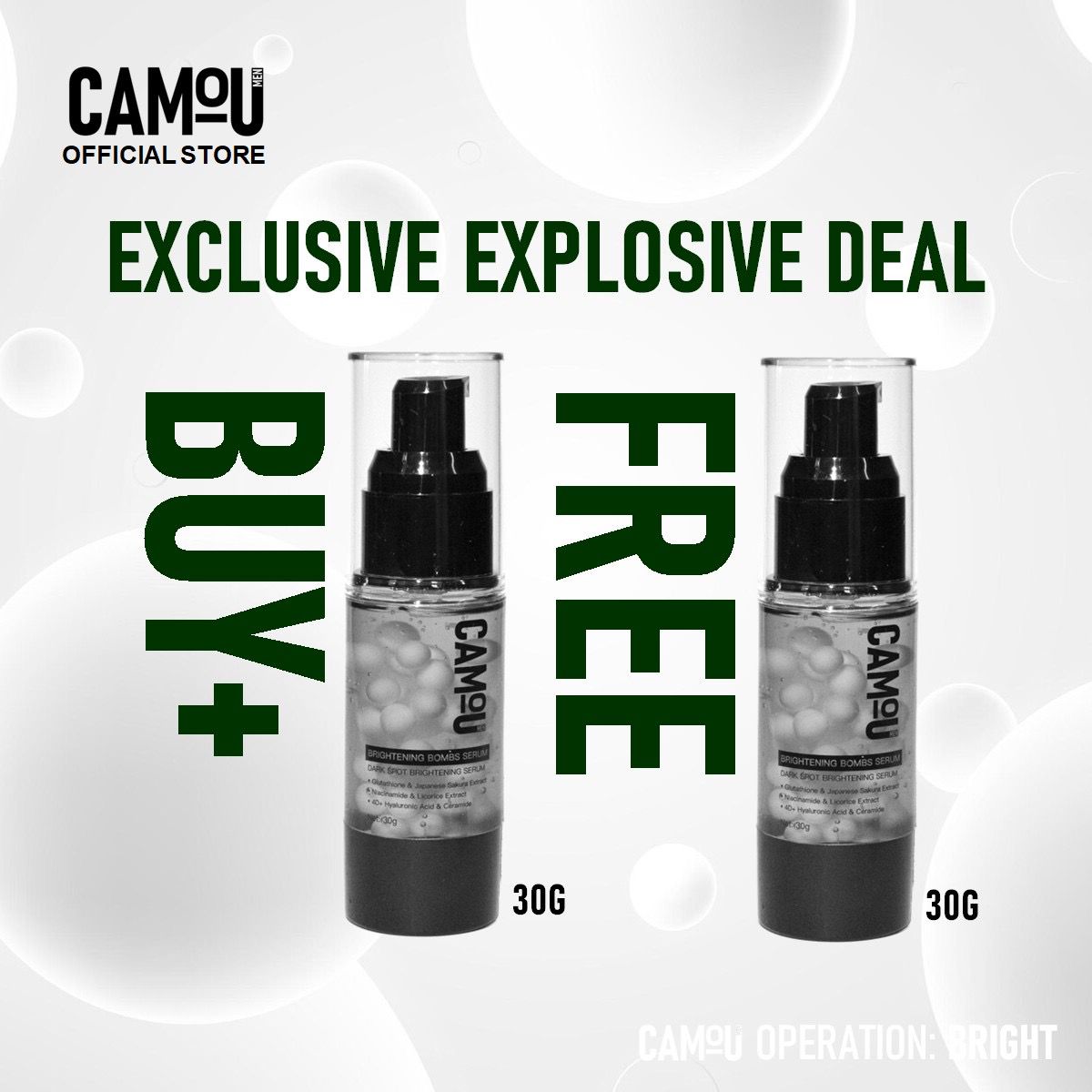Camou Brightening Bombs Serum