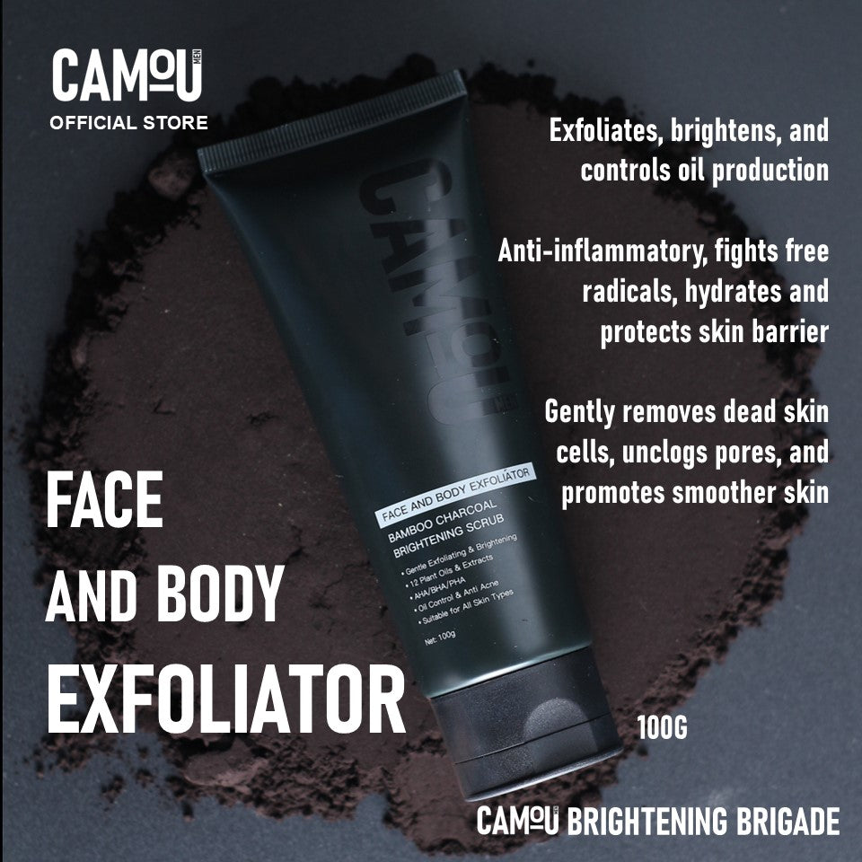 Camou Face and Body Exfoliator