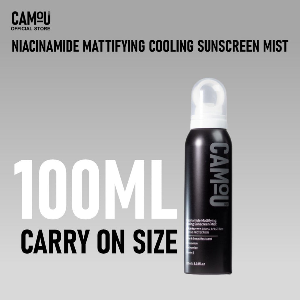 Camou Niacinamide Mattifying Cooling Sunscreen Mist