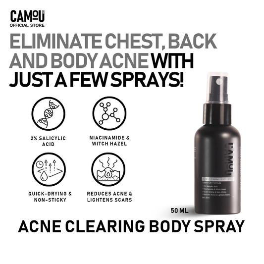 Camou 50mL Salicylic Acne Body Spray