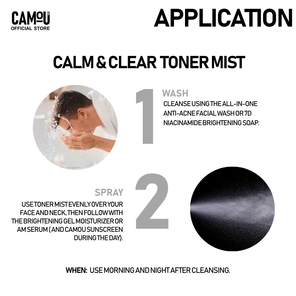 Camou Calm & Clear Toner Mist 100mL