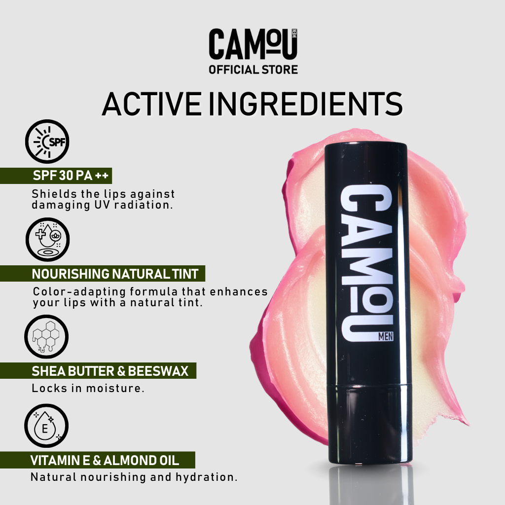 Camou Color-adapt Tinted Lip Balm SPF30 (Lip Shield)
