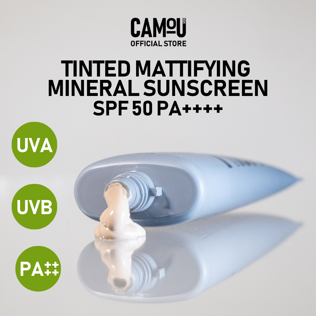 Camou Tinted Mattifying Mineral Sunscreen SPF50 PA++++