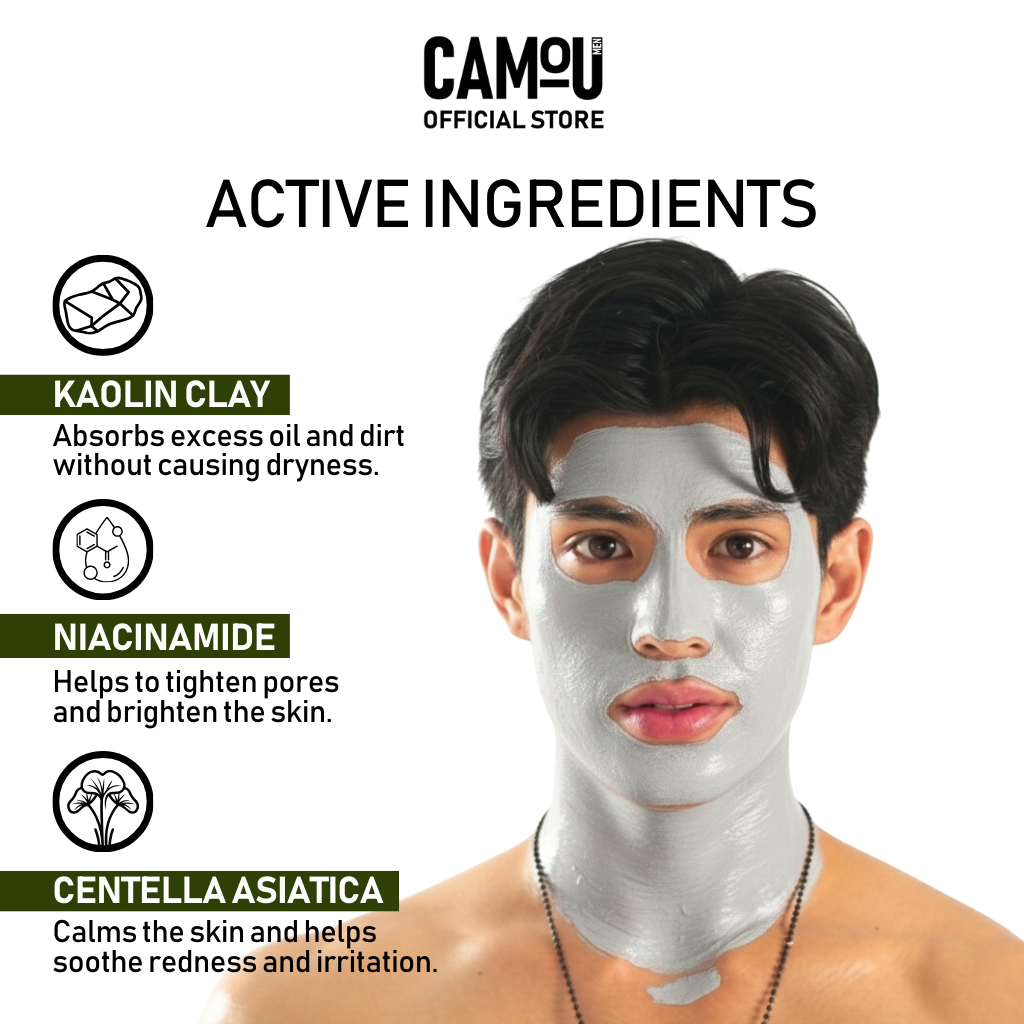 Camou Pore Minimizing and Oil Control Clay Stick