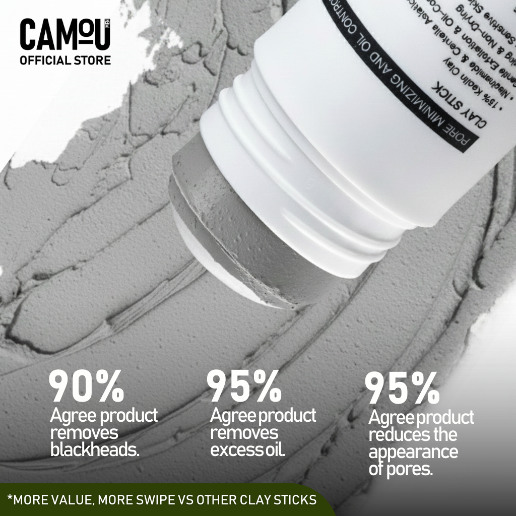 Camou Pore Minimizing and Oil Control Clay Stick